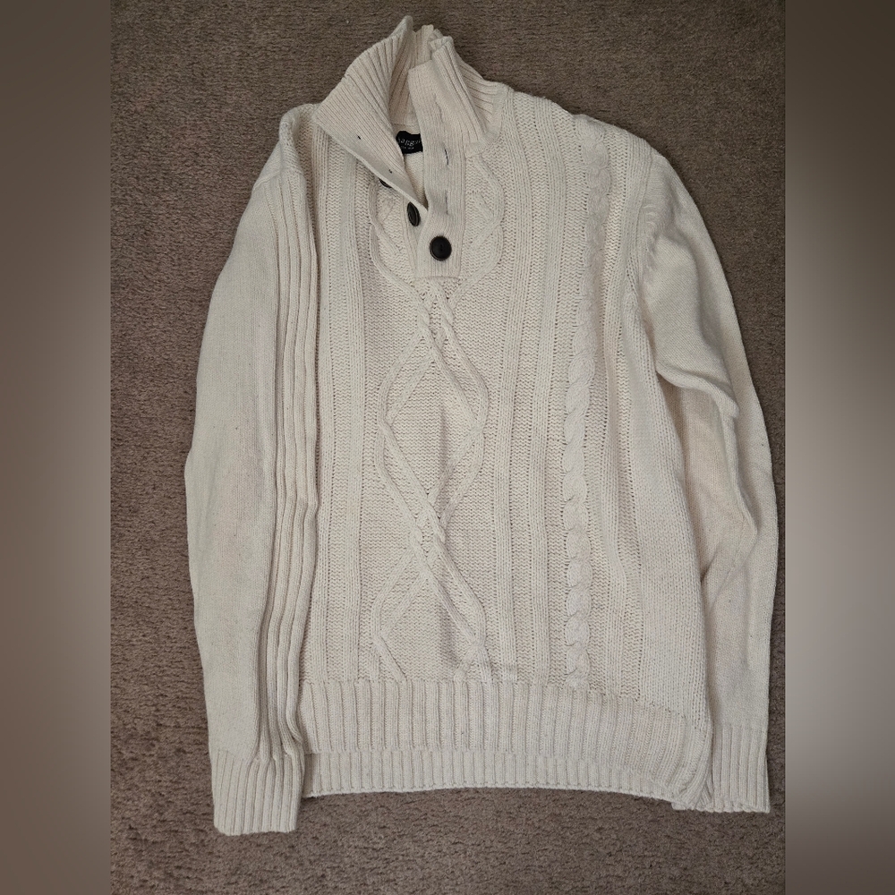 Haggar cableknit sweater